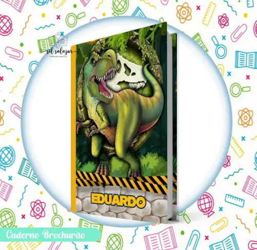 Caderno Brochurão (g) - Dinossauro 02