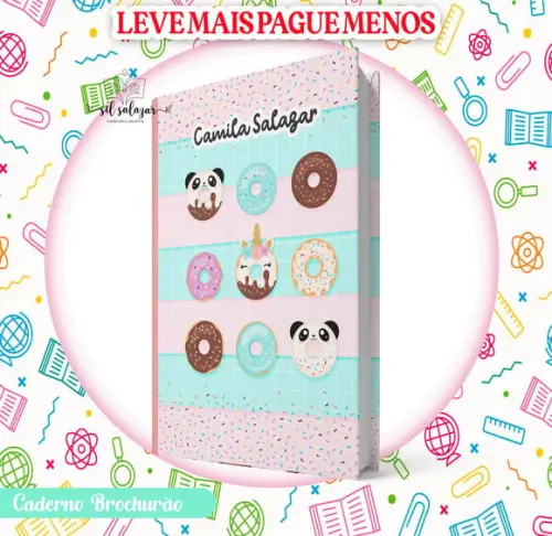 Caderno Brochurão (g) - Donuts (promocional)