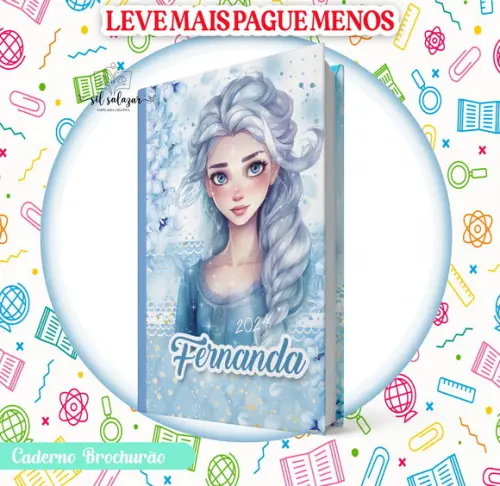Caderno Brochurão (g) - Frozen (promocional)