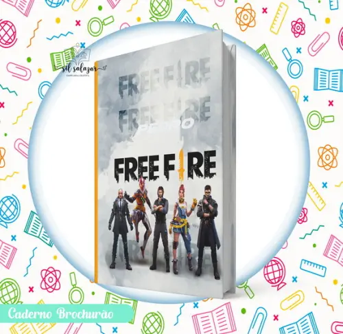 Caderno Brochurão (g) - Freefire