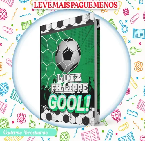 Caderno Brochurão (g) - Futebol (promocional)