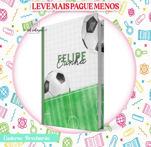 Caderno Brochurão (g) - Futebol 02 (promocional)
