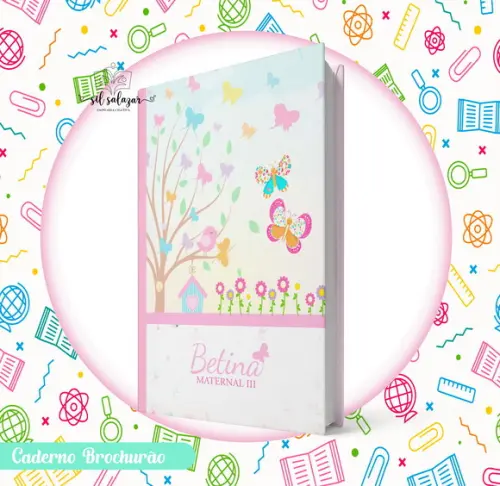 Caderno Brochurão (g) - Jardim Encantado