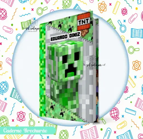 Caderno Brochurao (g) - Minecraft 02