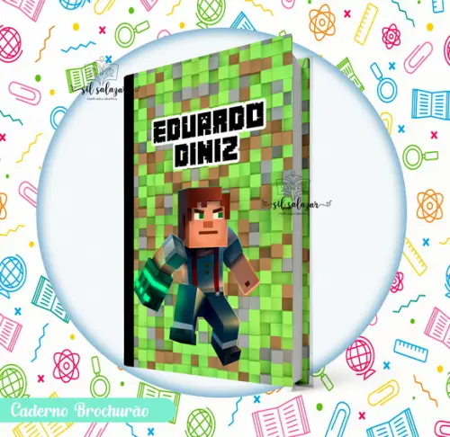 Caderno Brochurao (g) - Minecraft