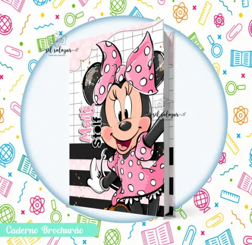 Caderno Brochurão (g) - Minnie Rosa P22