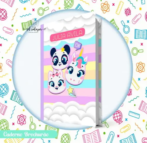Caderno Brochurão (g) - Multibichos Puket 05