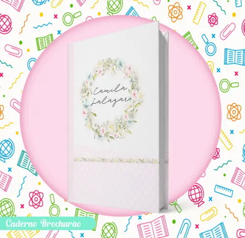 Caderno Brochurão (g) - Neutro Rosa