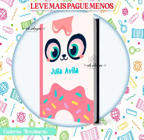Caderno Brochurão (g) - Panda Donuts Puket 04 (promocional)