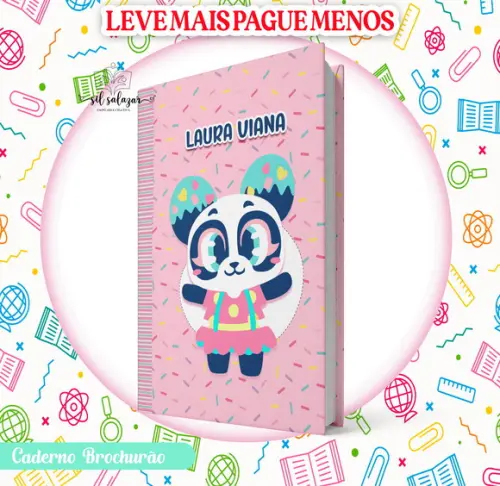 Caderno Brochurão (g) - Panda Puket (promocional)