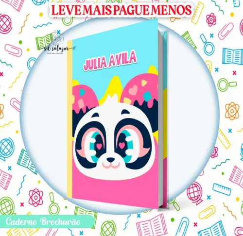 Caderno Brochurão (g) - Panda Donuts Puket 06 (promocional)