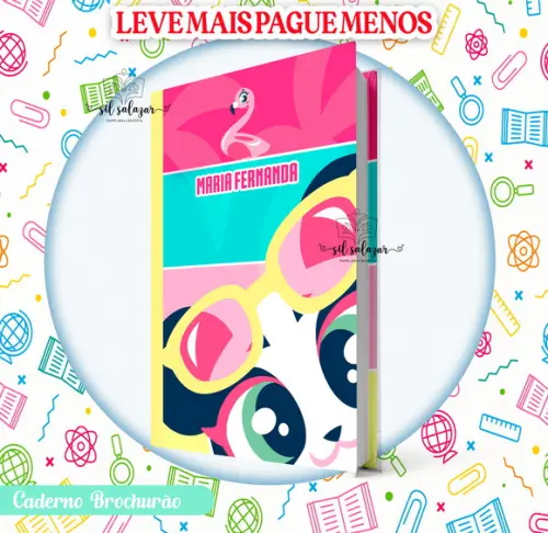 Caderno Brochurão (g) - Panda Miami Puket (promocional)
