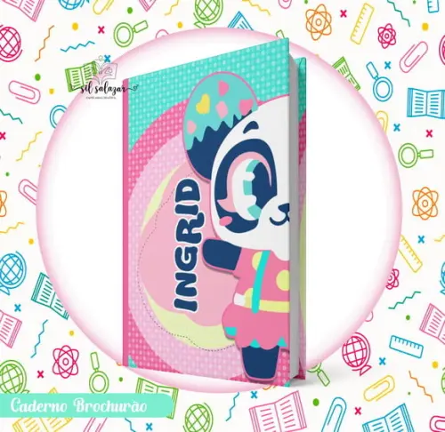 Caderno Brochurão (g) - Panda Puket 05