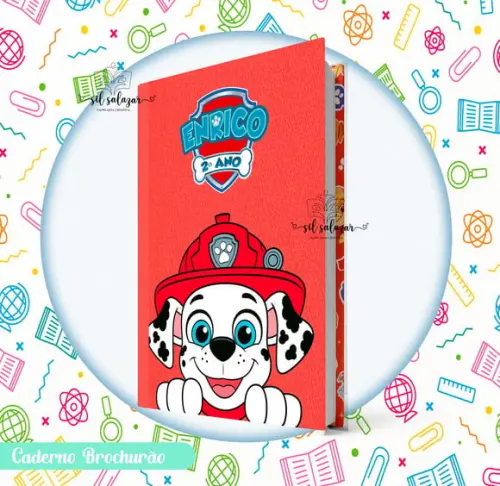 Caderno Brochurão (g) - Patrulha Canina / Marshall