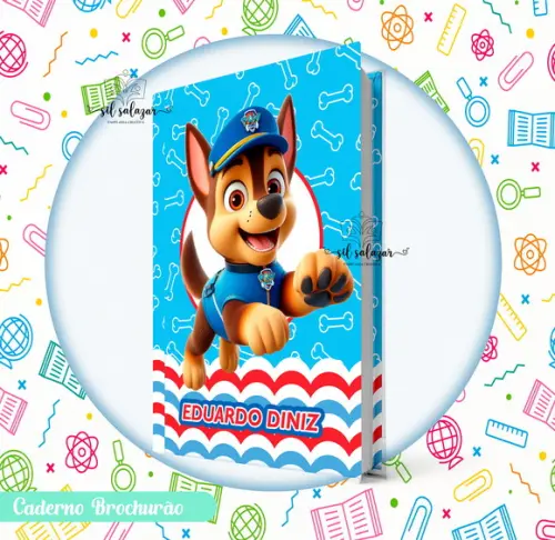 Caderno Brochurão (g) - Patrulha Canina 04/ Chase