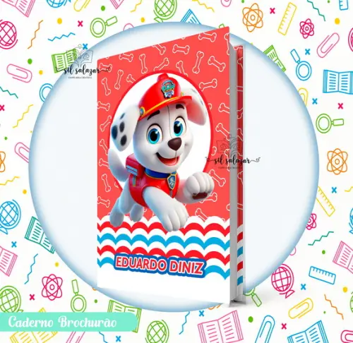 Caderno Brochurão (g) - Patrulha Canina 04/ Marshal