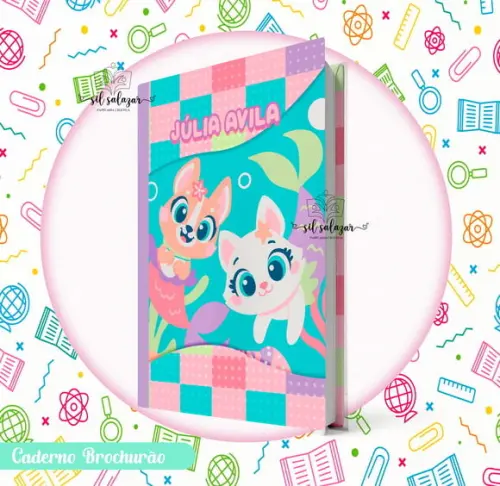 Caderno Brochurão (g) - Pet Sereia Puket 05