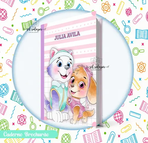 Caderno Brochurão (g) - Patrulha Menina