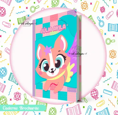 Caderno Brochurão (g) - Pet Sereia Puket 06