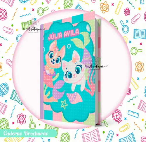 Caderno Brochurão (g) - Pet Sereia Puket 03