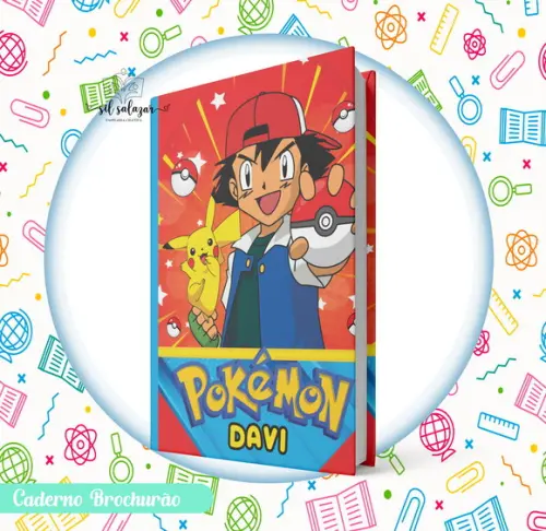 Caderno Brochurão (g) - Pokemon 02