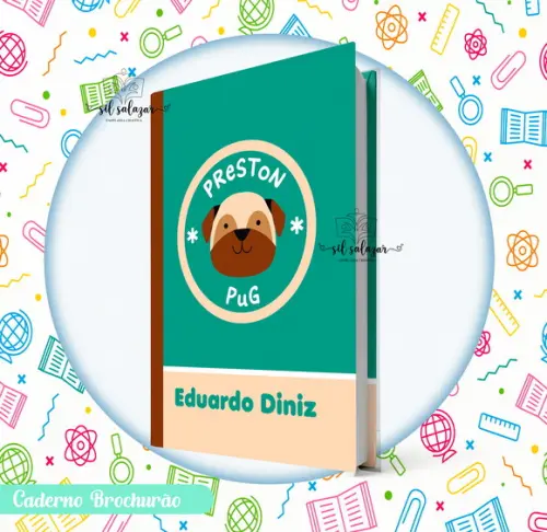 Caderno Brochurão (g) - Preston Pug