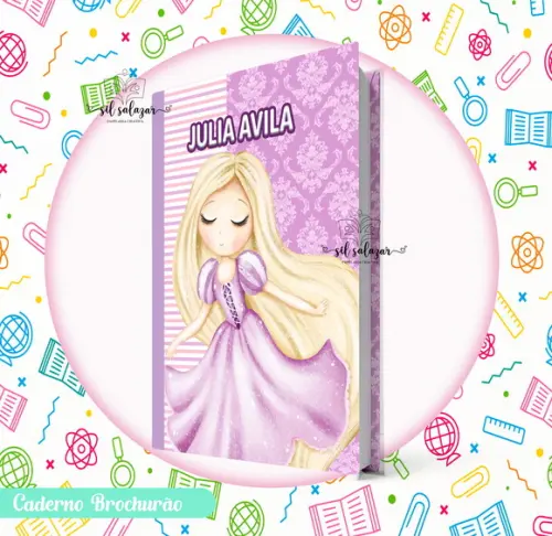 Caderno Brochurão (g) - Rapunzel 02