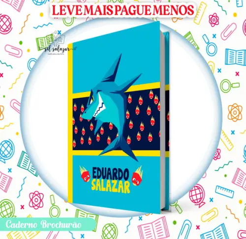 Caderno Brochurão (g) - Shark Puket (promocional)