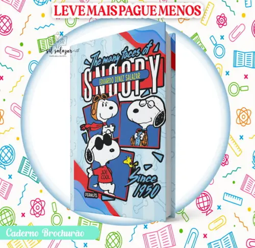 Caderno Brochurão (g) - Snoopy (promocional)