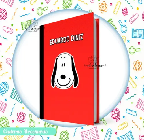 Caderno Brochurão (g) - Snoopy Faces