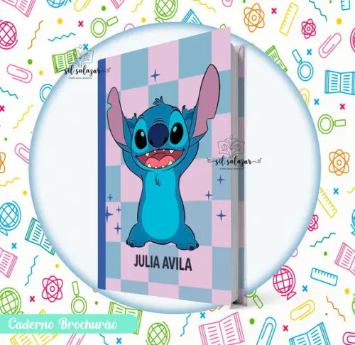 Caderno Brochurão (g) - Stitch 04
