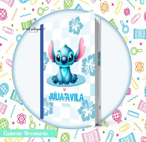 Caderno Brochurão (g) - Stitch 05