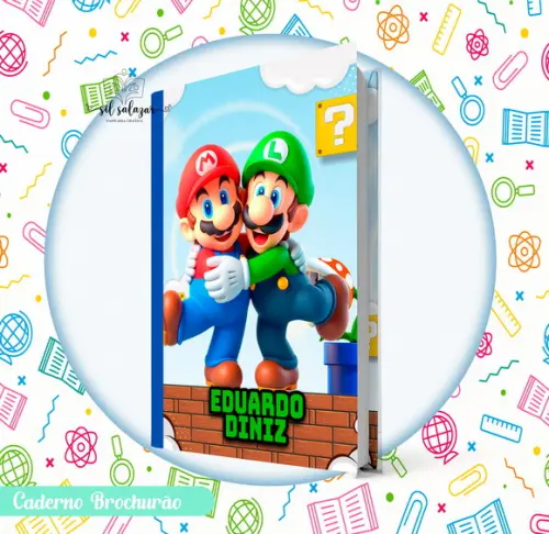 Caderno Brochurão (g) - Super Mario 03