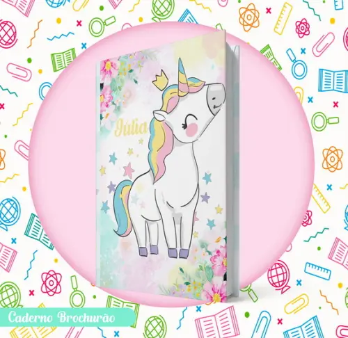 Caderno Brochurão (g) - Unicornio