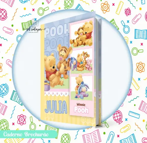 Caderno Brochurão (g) - Ursinho Pooh 01