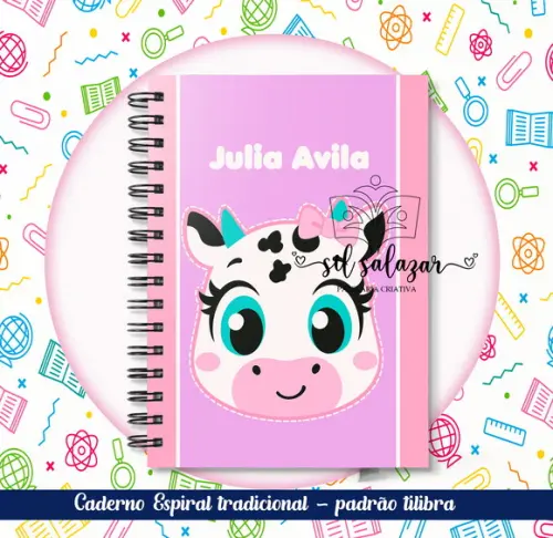 Caderno Brochurão (g) - Vaquinha Patches Puket