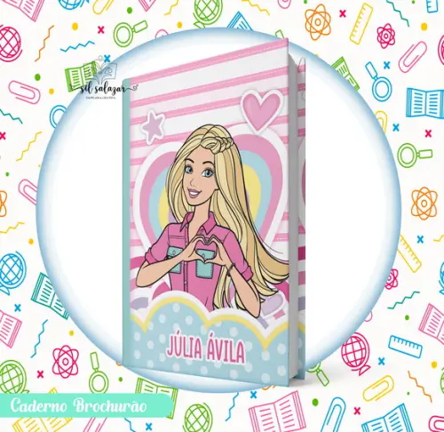 Caderno Brochurão (grande) - Barbie 02