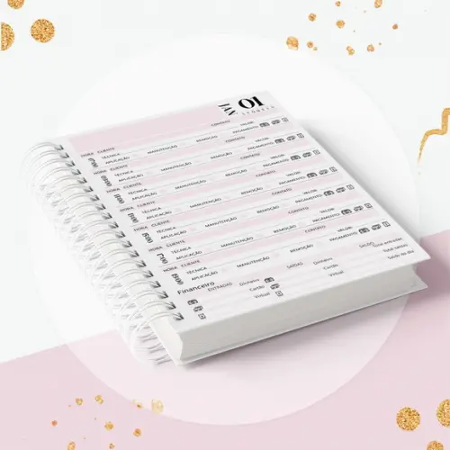 Caderno de Agendamento 2026 - Nails Designer