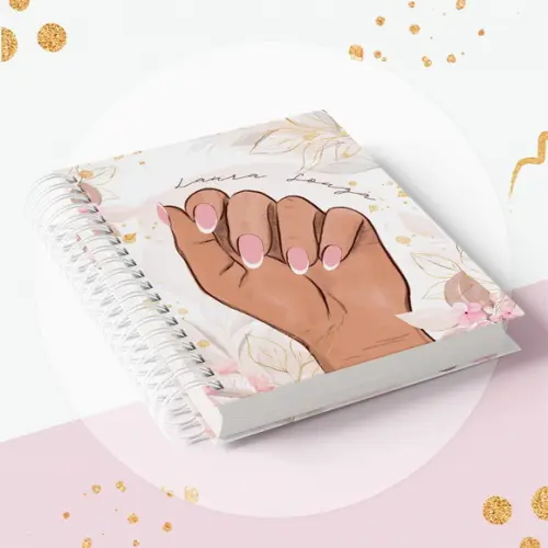 Caderno de Agendamento 2026 - Nails Designer