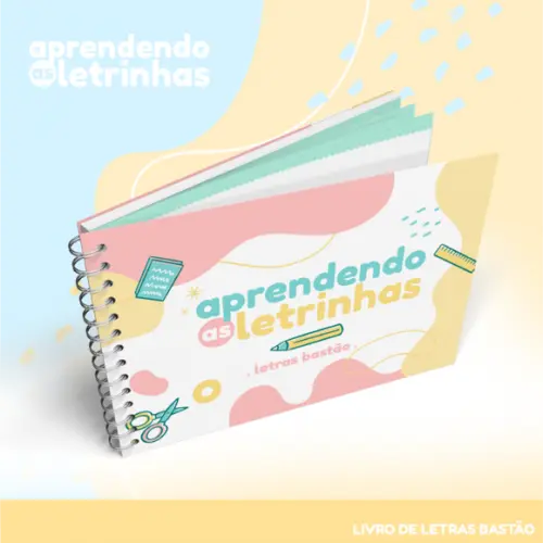 Caderno de Atividades - Aprendendo as Letrinhas Bastão