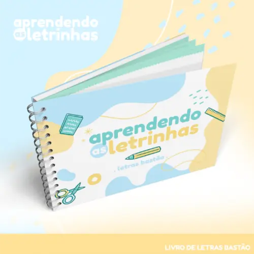 Caderno de Atividades - Aprendendo as Letrinhas Bastão