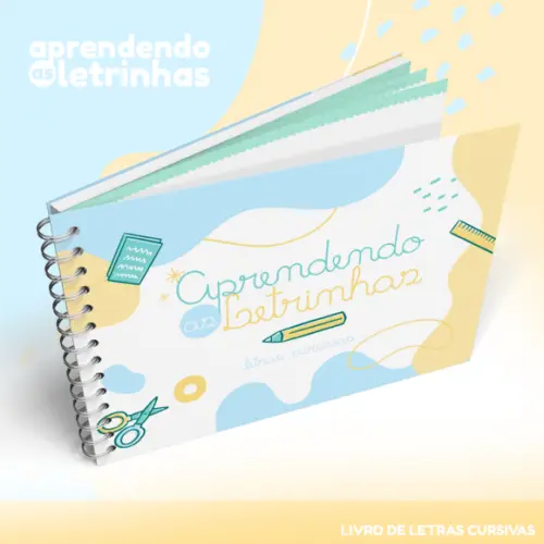 Caderno de Atividades - Aprendendo as Letrinhas Cursivas