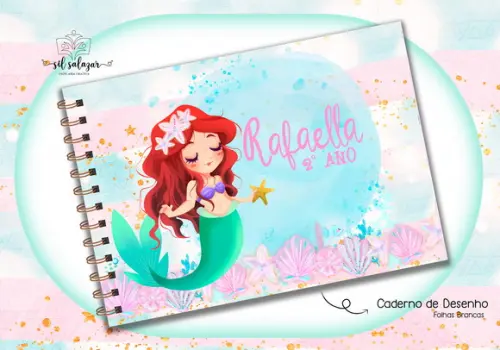 Caderno de Desenho - Ariel 02