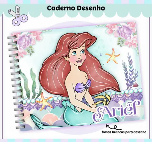 Caderno de Desenho - Ariel 03