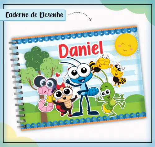 Caderno de Desenho - Bob Zoom