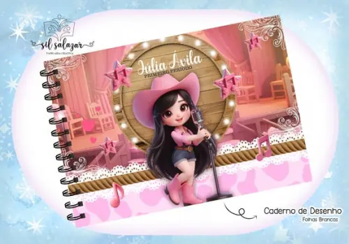 Caderno de Desenho - Boiadeira