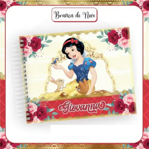 Caderno de Desenho - Branca de Neve 02
