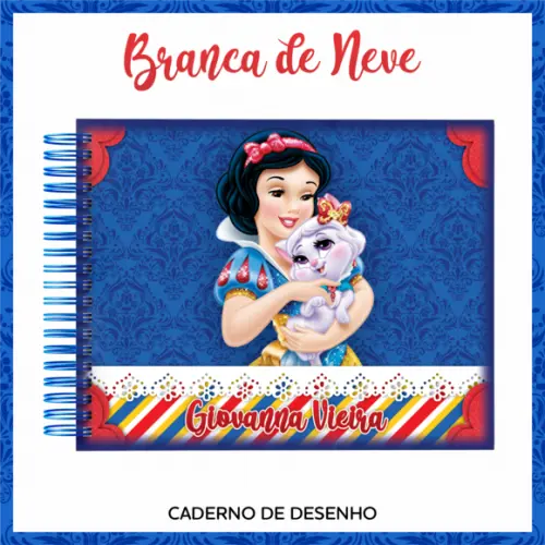 Caderno de Desenho - Branca de Neve