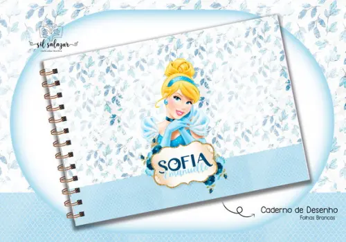 Caderno de Desenho - Cinderela