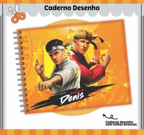 Caderno de Desenho - Cobra Kai
